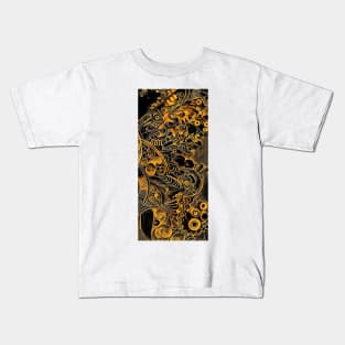 tall unique gold and bronze recycled junk design Kids T-Shirt